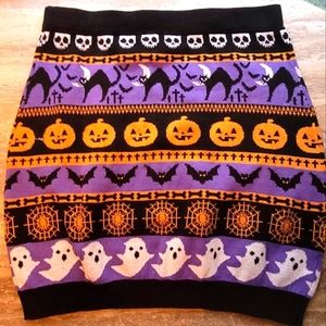 Dolls Kill Halloween Sweater Skirt Size S BNWT